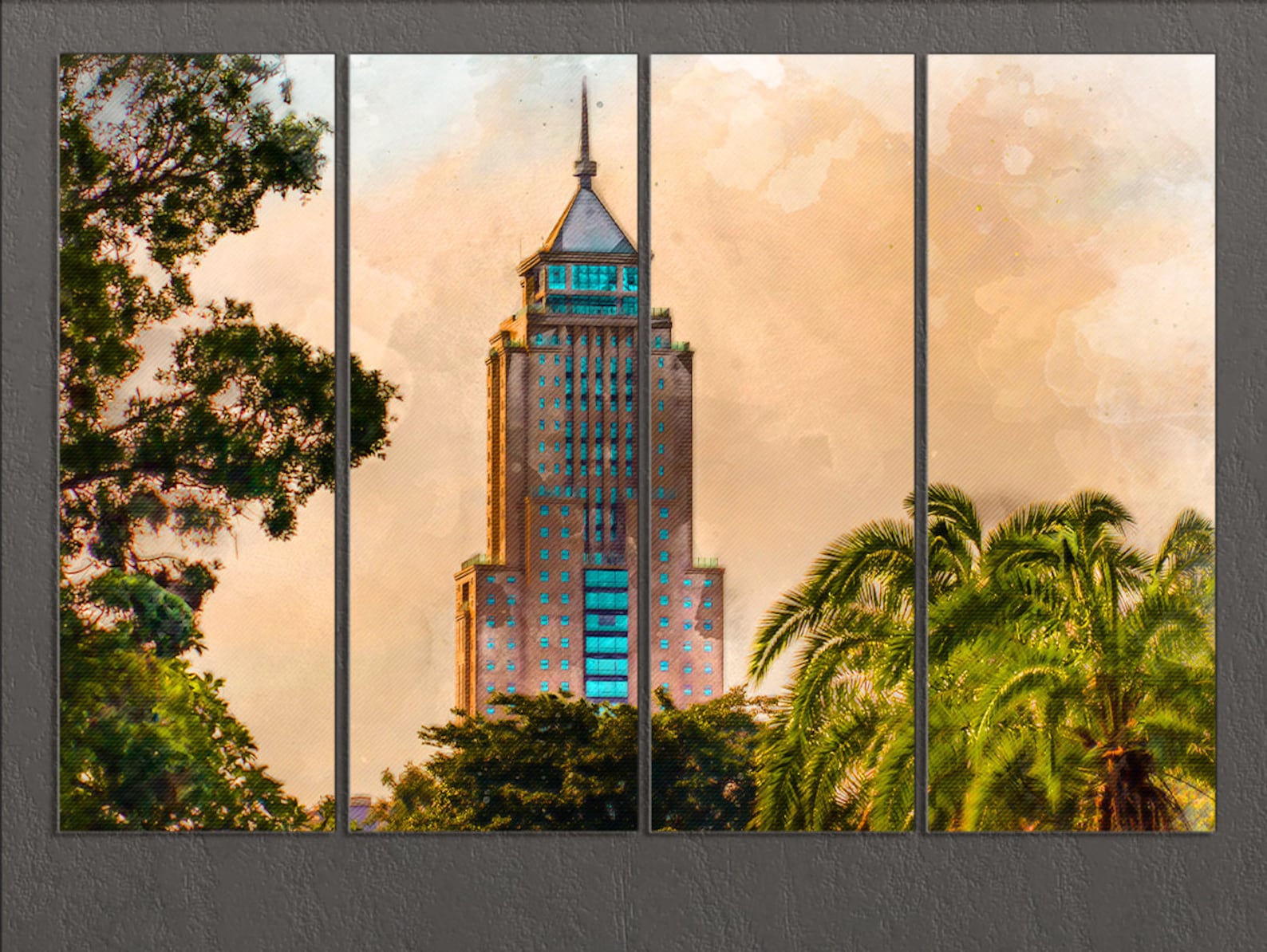 Nairobi Canvas Print Nairobi Painting Nairobi Wall Art Etsy UK
