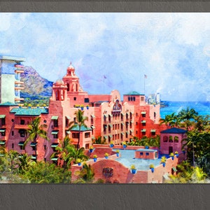 Beverly Hills Canvas Print, Beverly Hills Painting, Beverly Hills Wall Art, Beverly Hills Resorts, California