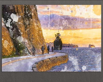 Vancouver Canvas Print, Vancouver Wall Art, British Columbia, Canada
