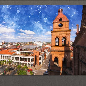 Santa Cruz de la Sierra Canvas Print, Santa Cruz de la Sierra Wall Art, Bolivia