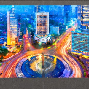 Lagos Canvas Print, Lagos Skyline, Nigeria Wall Art, Lagos Painting, Lagos Wall Art, Nigeria