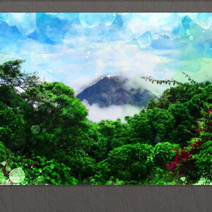Gulf of Fonseca, Conchagua, El Salvador Canvas Print, El Salvador Wall Art, El Salvador