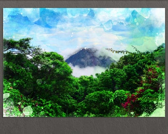 Gulf of Fonseca, Conchagua, El Salvador Canvas Print, El Salvador Wall Art, El Salvador