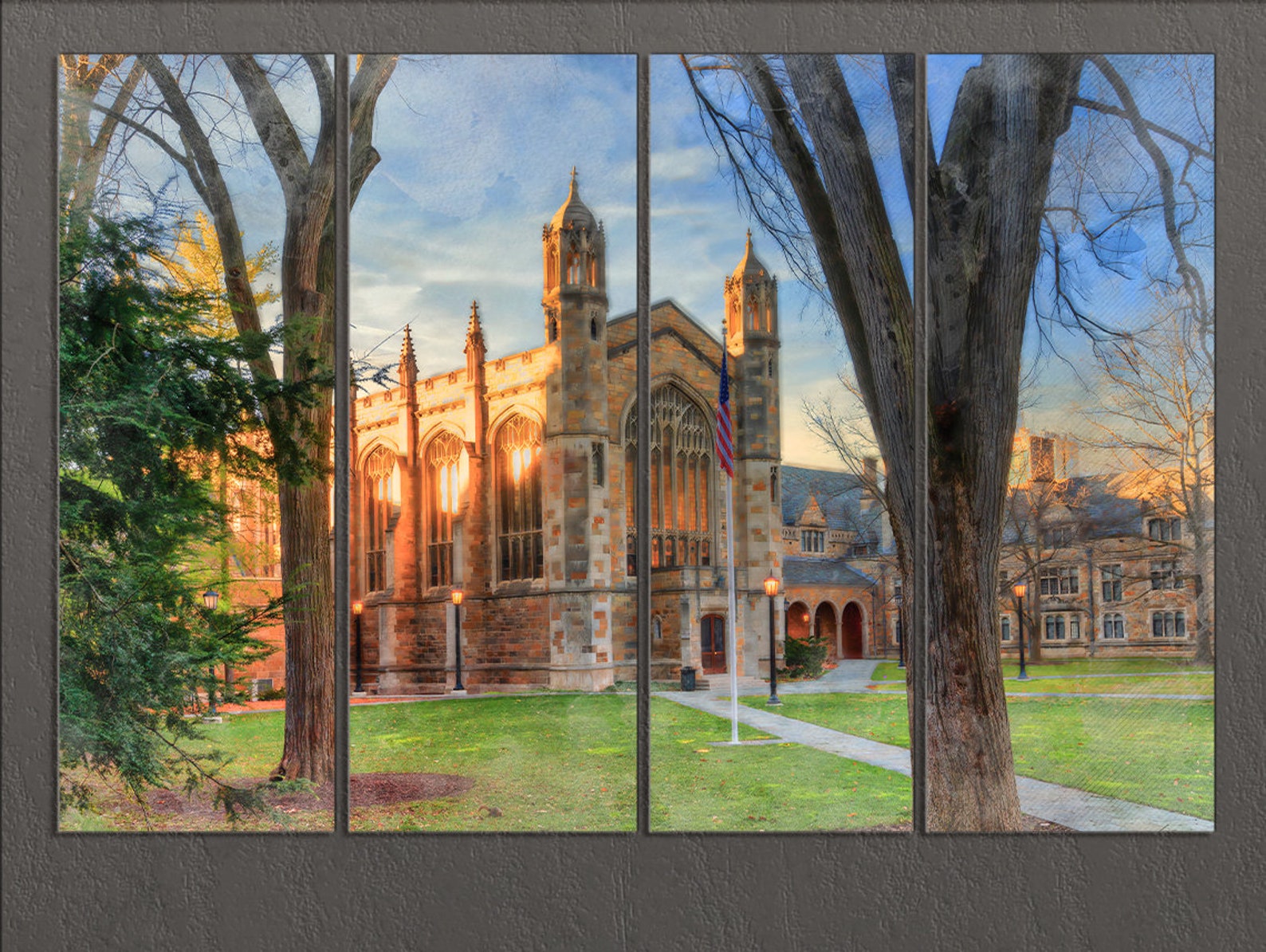 Ann Arbor Canvas Print, Ann Arbor Painting, Ann Arbor Wall Art