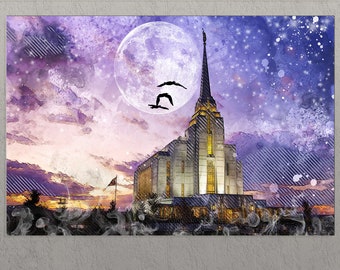 Impressão em tela de Albuquerque, horizonte de Albuquerque, arte de parede de Albuquerque