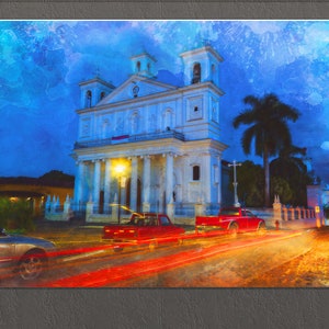 Santa Lucia Church in Suchitoto, El Salvador Canvas Art, Suchitoto Canvas Print, Suchitoto Downtown, Suchitoto Wall Art, El Salvador