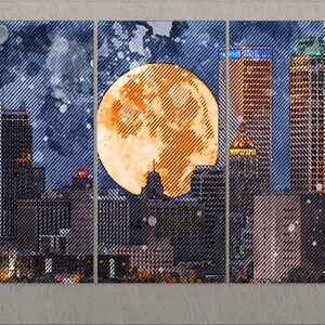 Tulsa Canvas Print, Tulsa Skyline, Tulsa Wall Art
