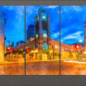 Hamilton Canvas Print, Hamilton Downtown, Hamilton Wall Art, Hamilton Painting, Ontario, Canada