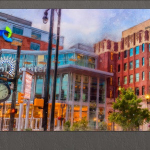 Allentown Canvas Print, Allentown Downtown, Allentown Painting, Allentown Wall Art, Pennsylvania