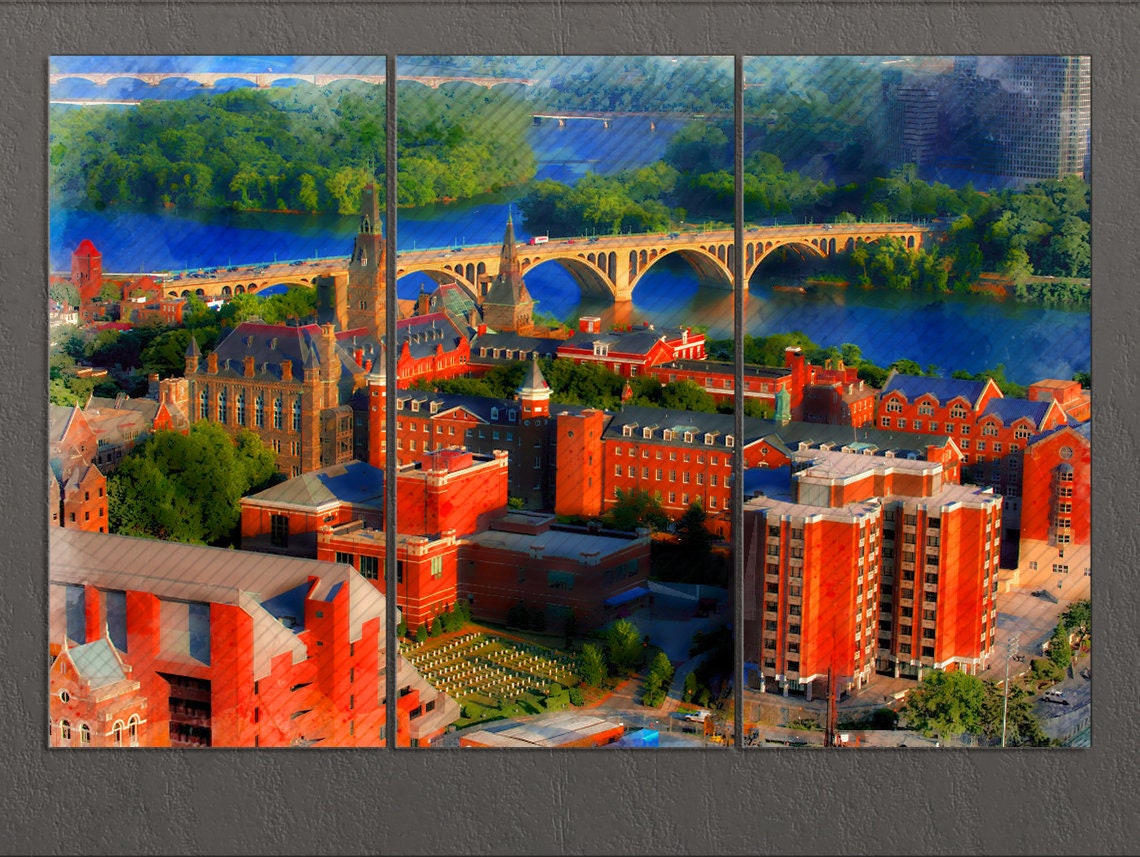 Canvas Print Skyline Wall Etsy UK