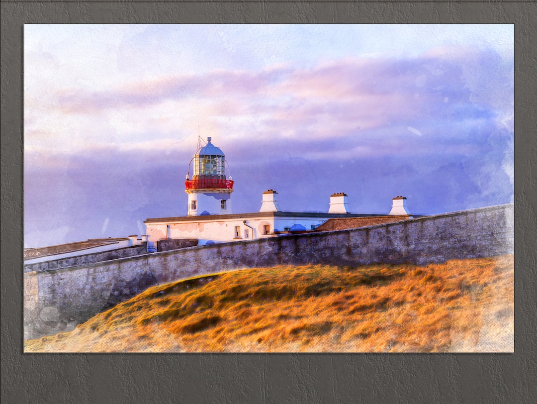 St John's Point Lighthouse Canvas Print, Northern Ireland - Etsy
