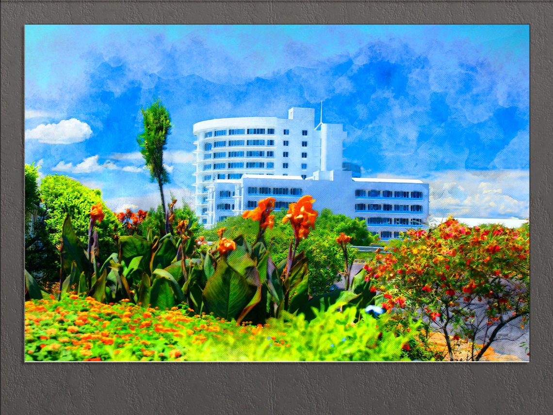 Botswana Canvas Print, Gaborone Wall Art, Gaborone Painting, Botswana