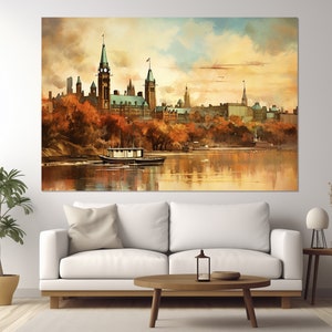 Ottawa Canvas Print, Ottawa Wall Art, Ontario, Canada