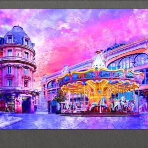 Toulouse Canvas Print, Toulouse Downtown, Toulouse Wall Art, France