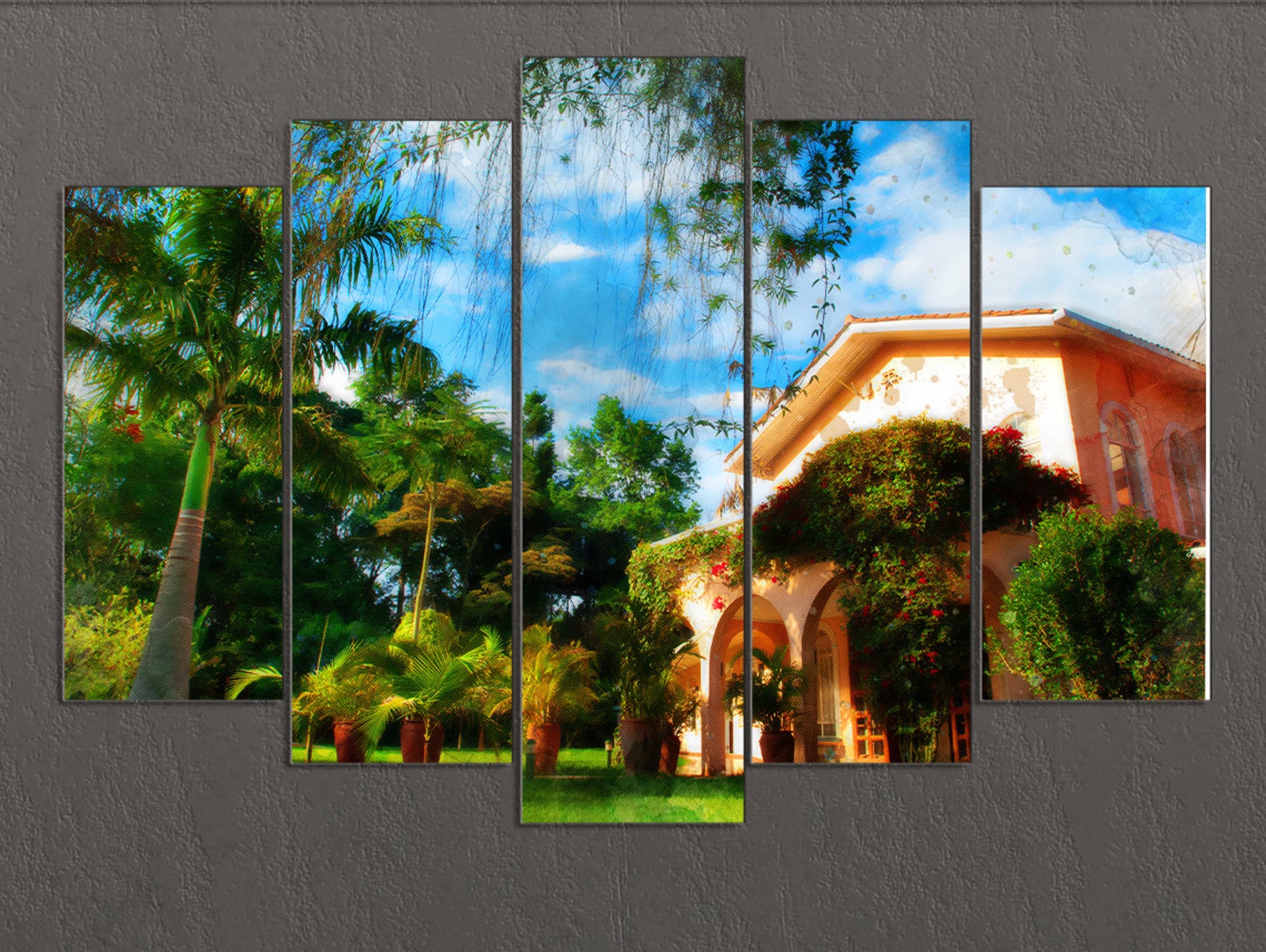 Kenya Canvas Print Nairobi Painting House of Waine Nairobi Etsy UK