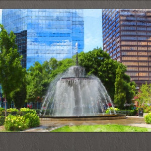 Hamilton Canvas Print, Hamilton Wall Art, Hamilton Downtown, Hamilton Painting, Ontario, Canada