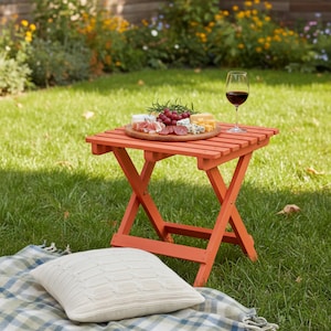 19" Square Adirondack Folding Table in Multiple Colors #4119 (Hydro-Tex™  Finish)