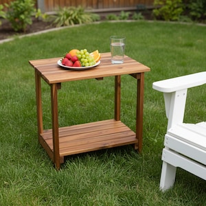 Acacia Rectangular Side Table