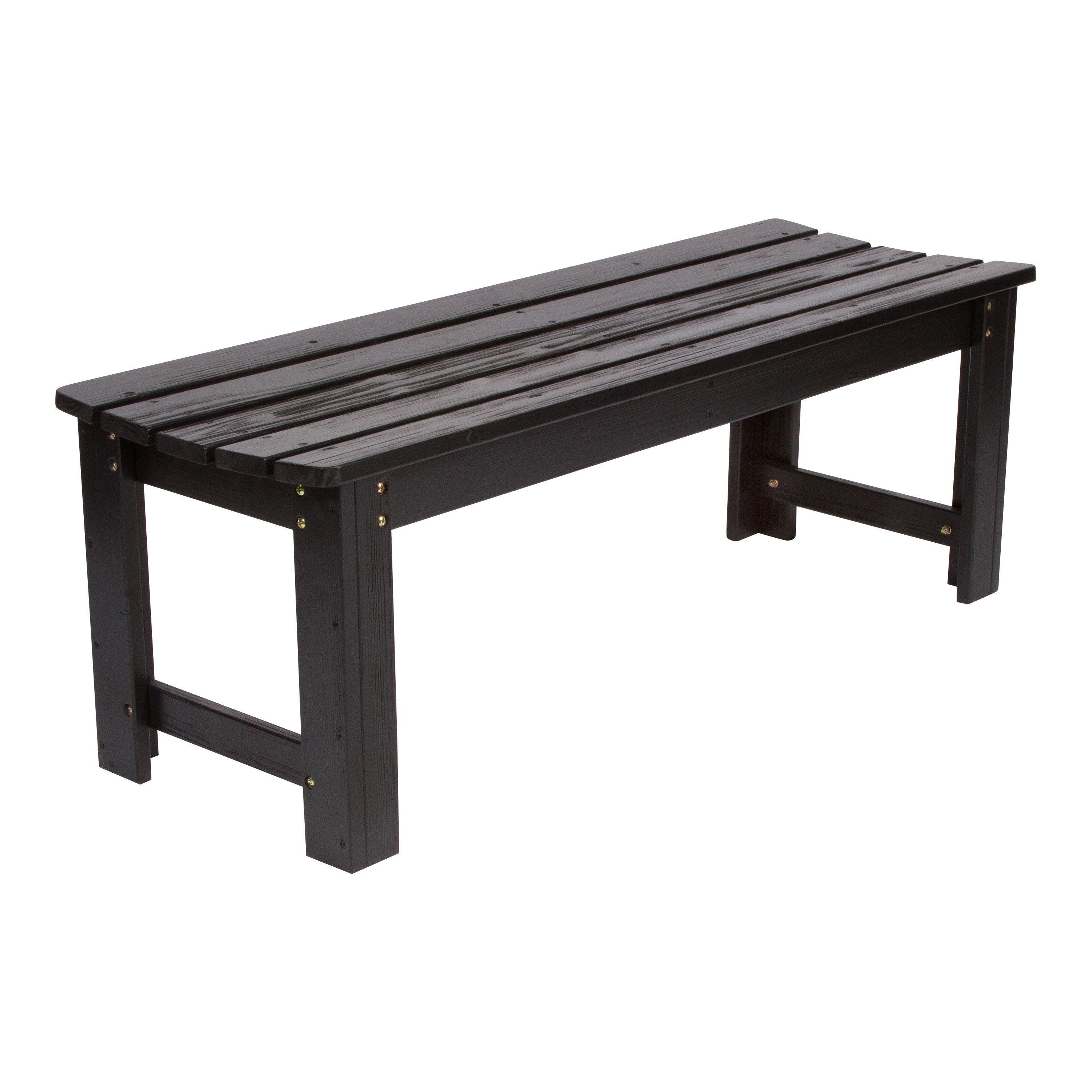 4FT Backless Cedar Garden Wood Bench in Multiple Colors (#4204) - Etsy