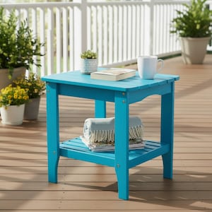 24" Cedar Wood Rectangular Side Table in Multiple Colors #4113 (Hydro Tex™ Finish)