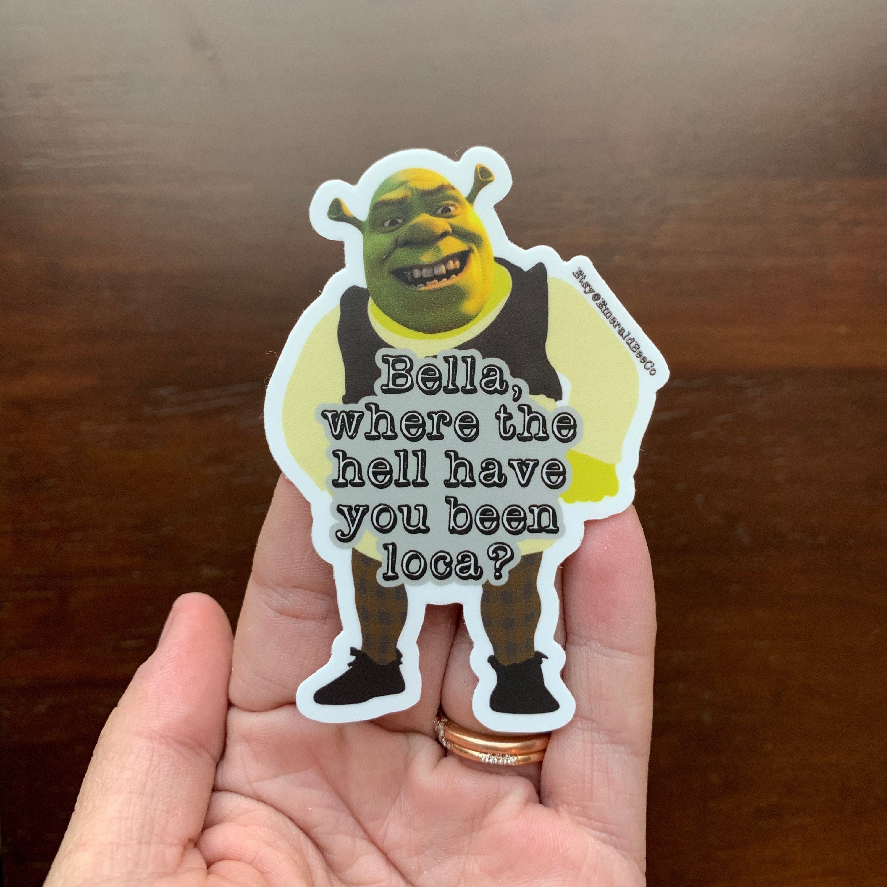 Shrek Meme Funny Vinyl Sticker - 5 Pack