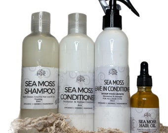 Sea Moss Shampoo and Conditioner, 8 Oz