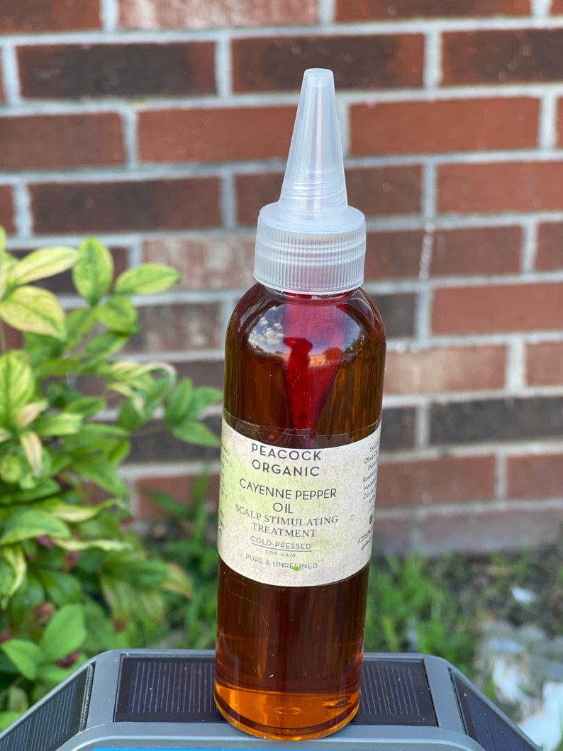 Cayenne Pepper Hair Oil Improves Blood Circulation and Etsy