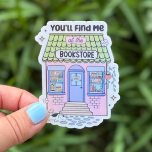 Buchhandlung Kindle Sticker- Readers Holographische Vinyl Aufkleber- Readers Decor- Cute Bookish Things
