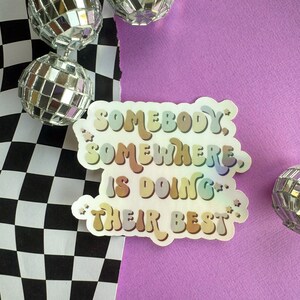 Boho Inspirational Motivational Quote Sticker, Kindness Affirmations Vinyl Decal