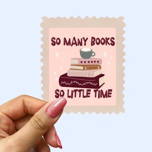 Bücherwurm Stempel Kindle Sticker-Leser Holographisch Vinyl Aufkleber-Leser Dekor-Süße Bücherliebende Dinge-Porto Aufkleber