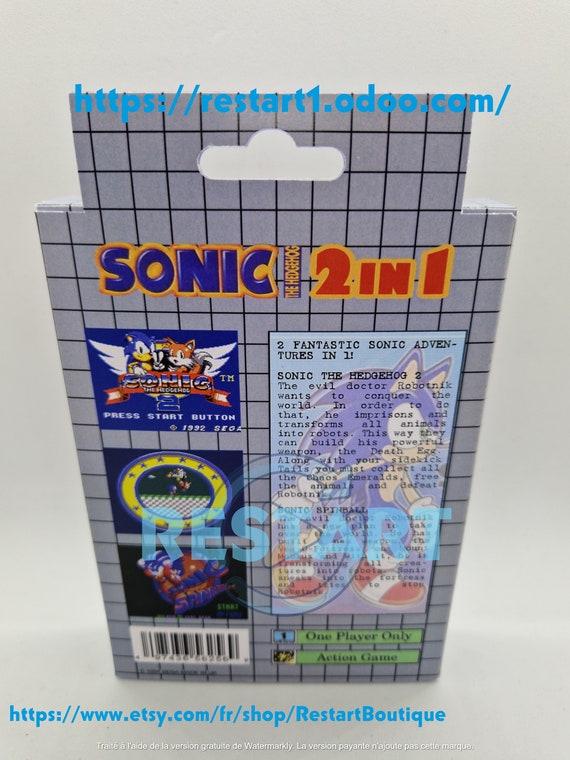 Sonic the Hedgehog 2 - Game Gear – Gameroom