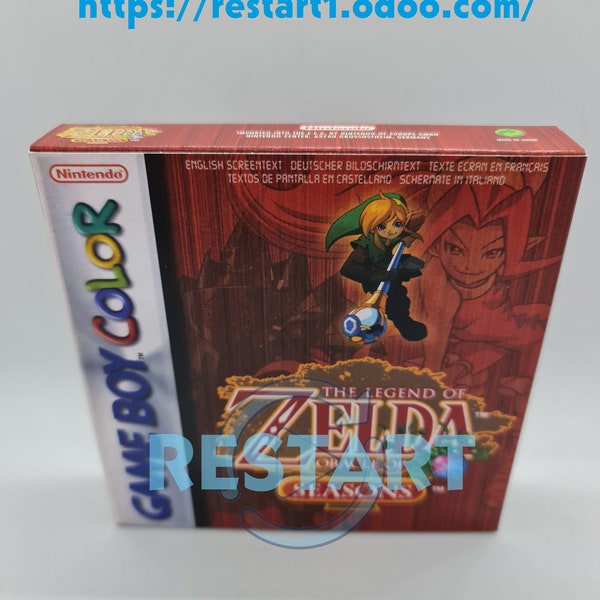 The Legend of Zelda Oracle of seasons - GBC - Repro Box - Premium Quality