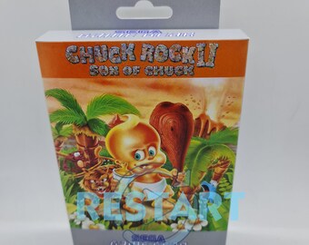 Chuck Rock 2 - SEGA Game Gear - Repro Box - Premium Quality