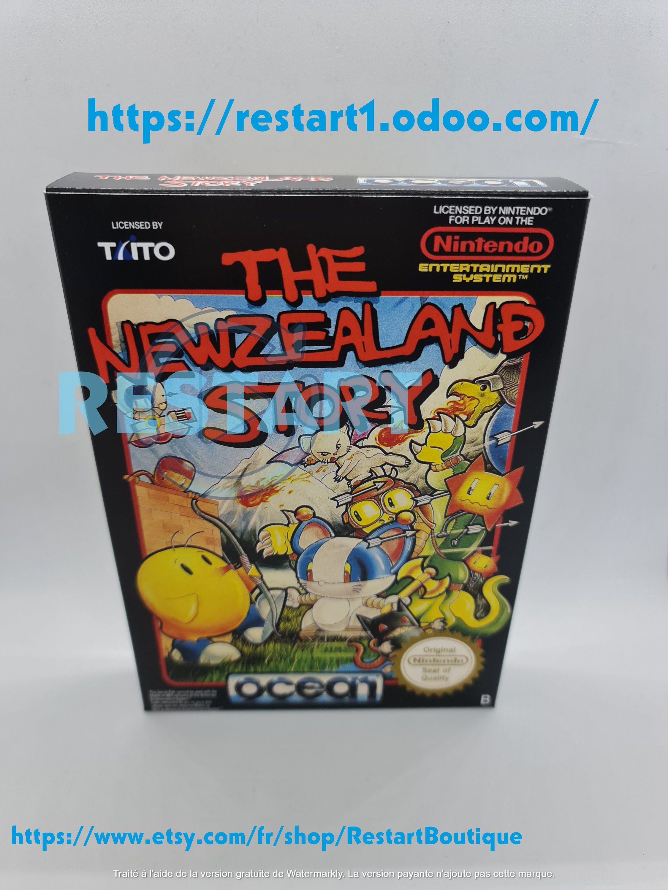 The Newzealand Story NES Repro Box Premium Quality Etsy