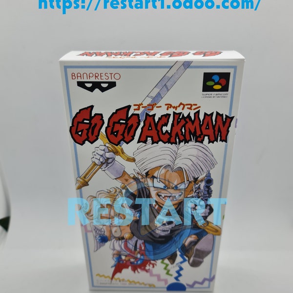 Go Go Ackman - SNES - Boîte Repro - Qualité supérieure