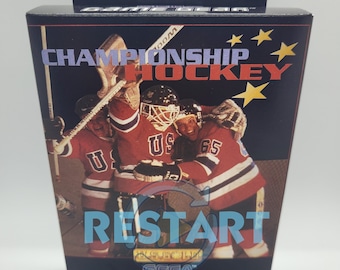 Championship Hockey - SEGA Game Gear - Repro Box - Premium Quality