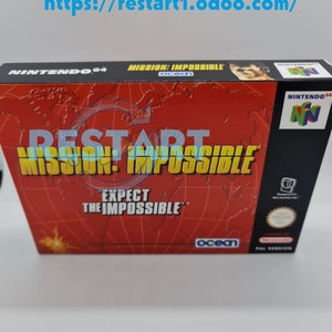 Mission Impossible N64 Repro Box Massima qualità immagine 1