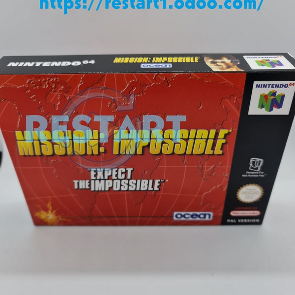 Mission Impossible - N64 - Repro Box - Massima qualità