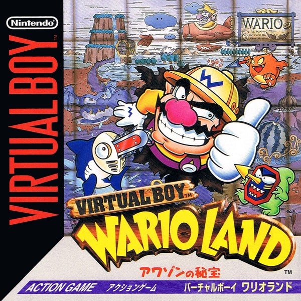 Virtual Boy Wario Land - Virtual Boy - Repro Box - Premium Quality