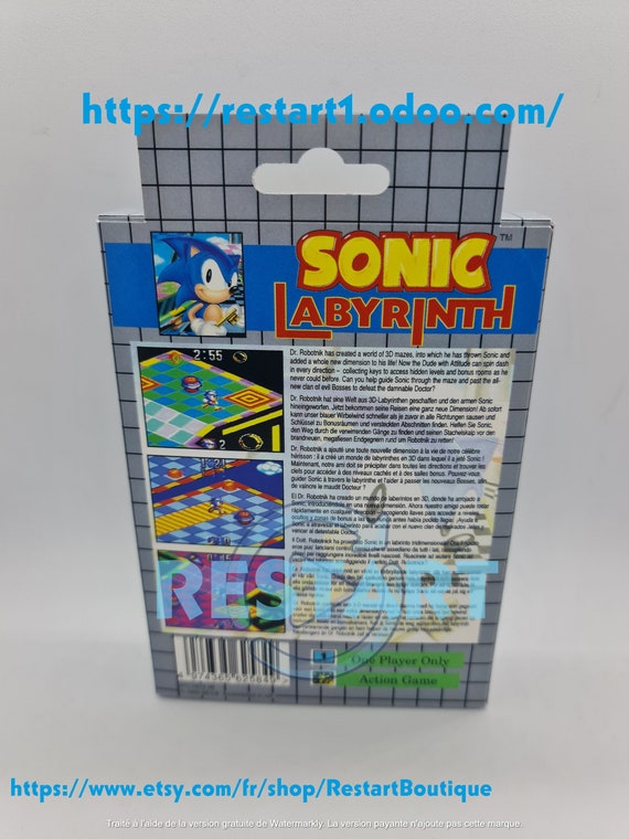  Sonic Labyrinth - Sega Game Gear : Video Games