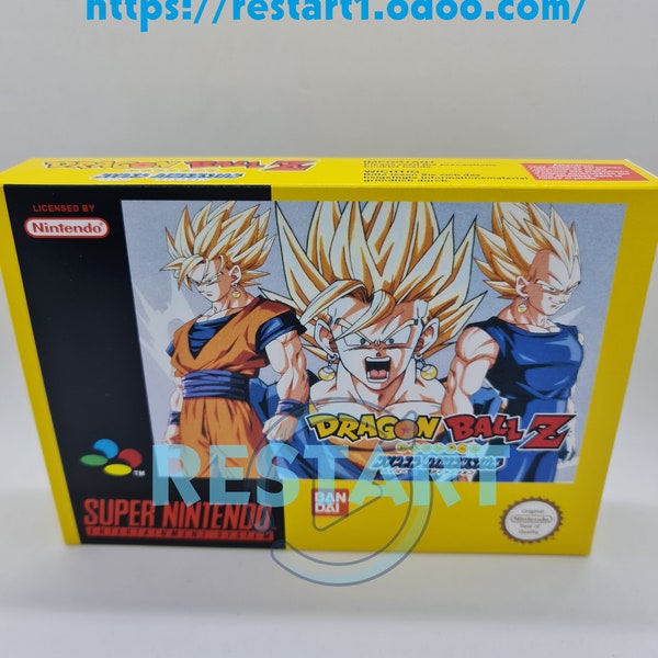 Dragon Ball Z - Hyper Dimension - SNES - Boîte Repro - Qualité supérieure