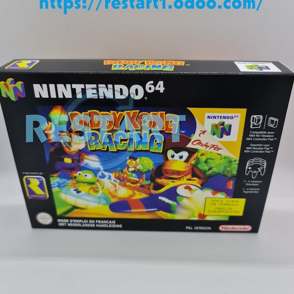 Diddy Kong Racing - N64 - Repro Box - Top Quality