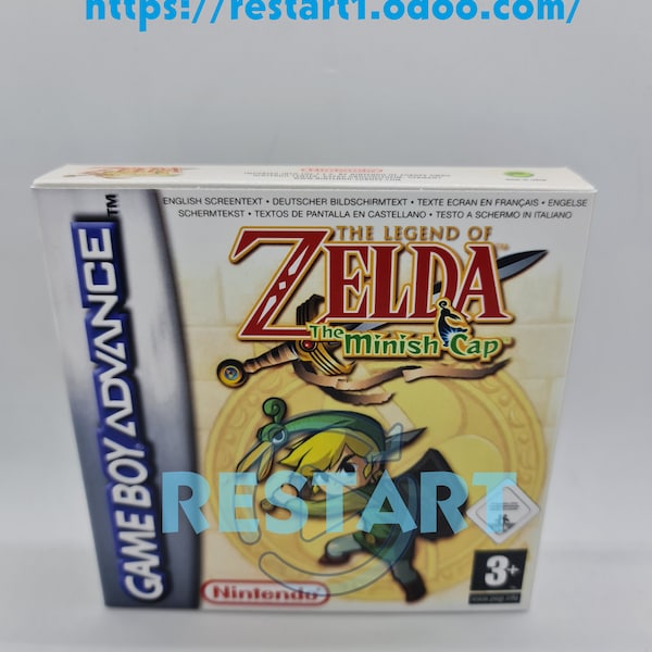 The Legend Of Zelda - The Minish Cap - GBA - Boîte Repro - Qualité supérieure