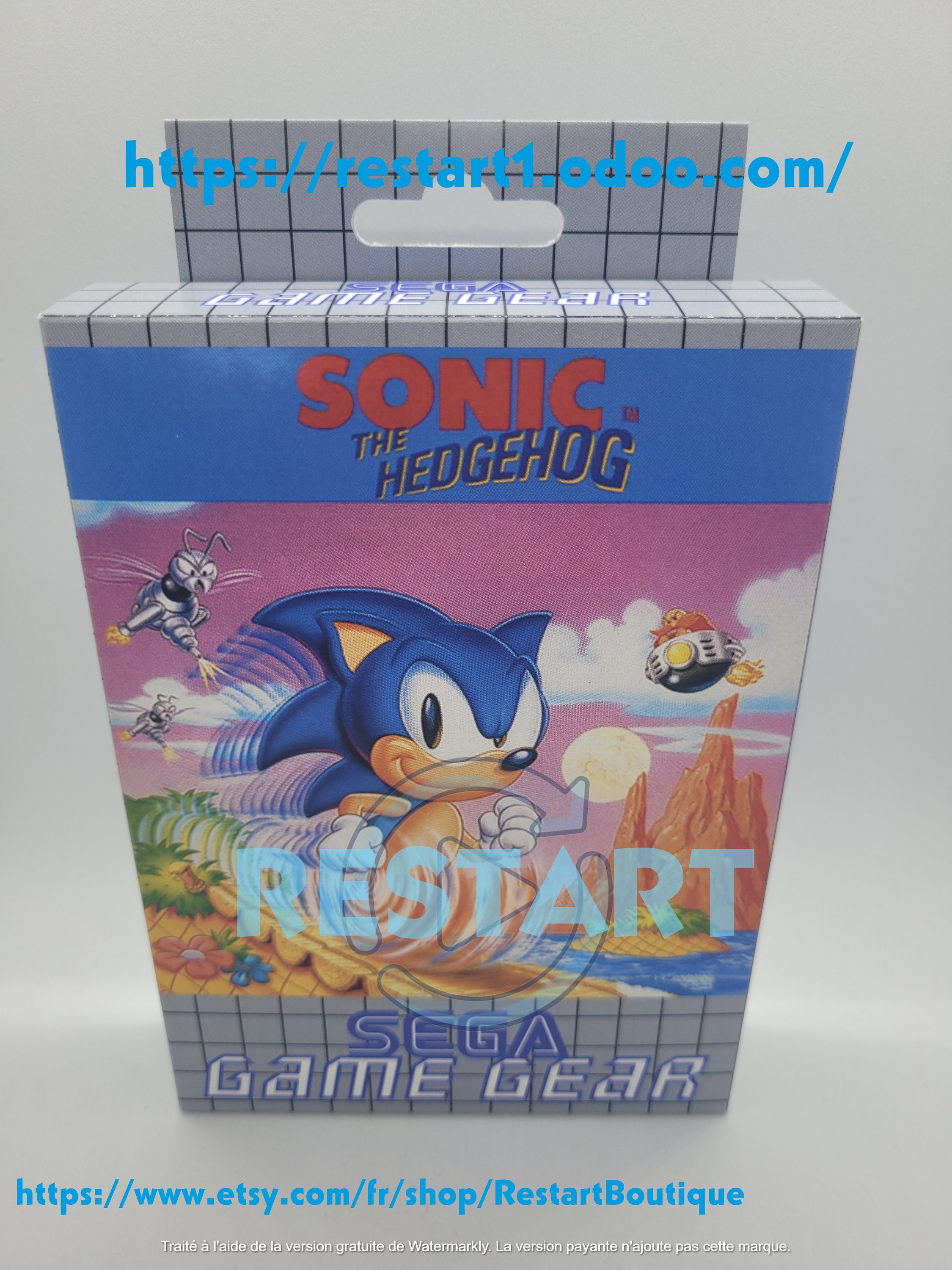 Sonic The Hedgehog Sega Game Gear Complete In Box CIB | Nice Shape!