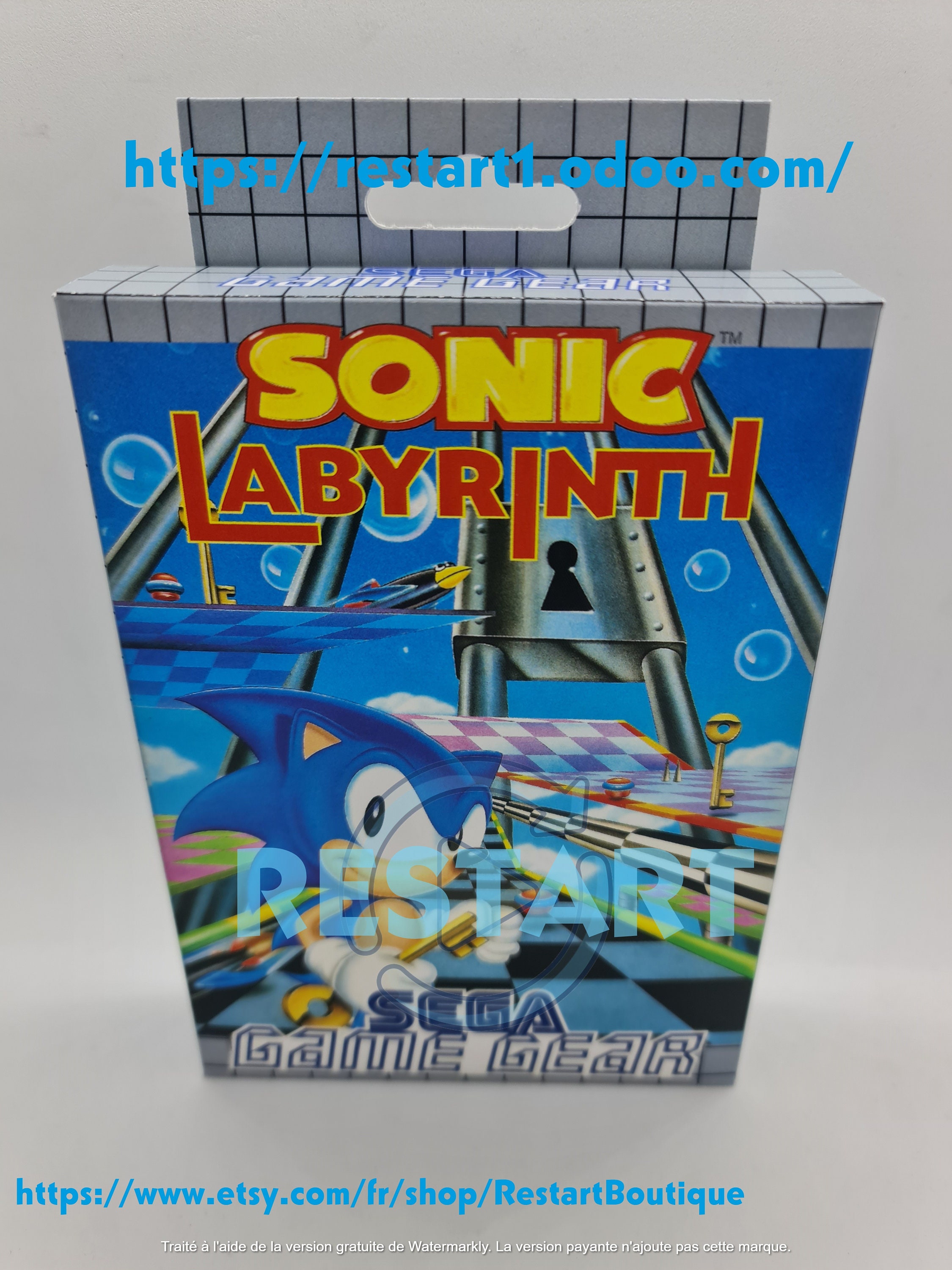  Sonic Labyrinth - Sega Game Gear : Video Games