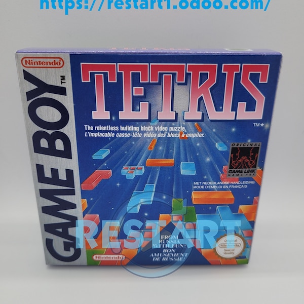 Tetris - GB - Boîte Repro - Qualité supérieure