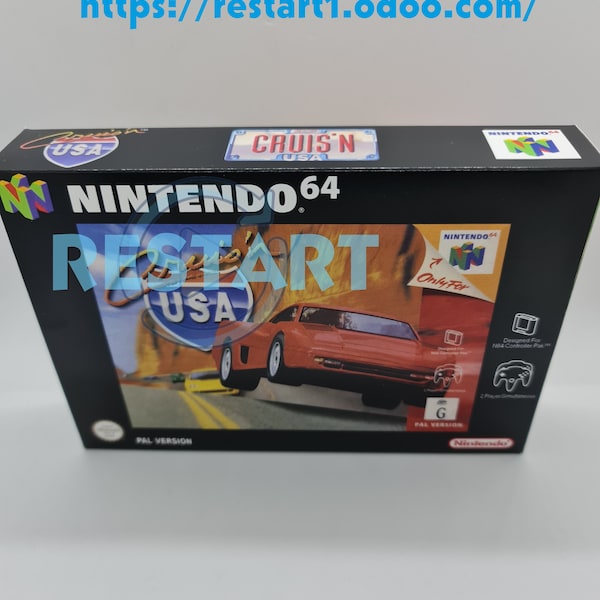 Cruis'n USA - N64 - Scatola riprodotta - Qualità Premium