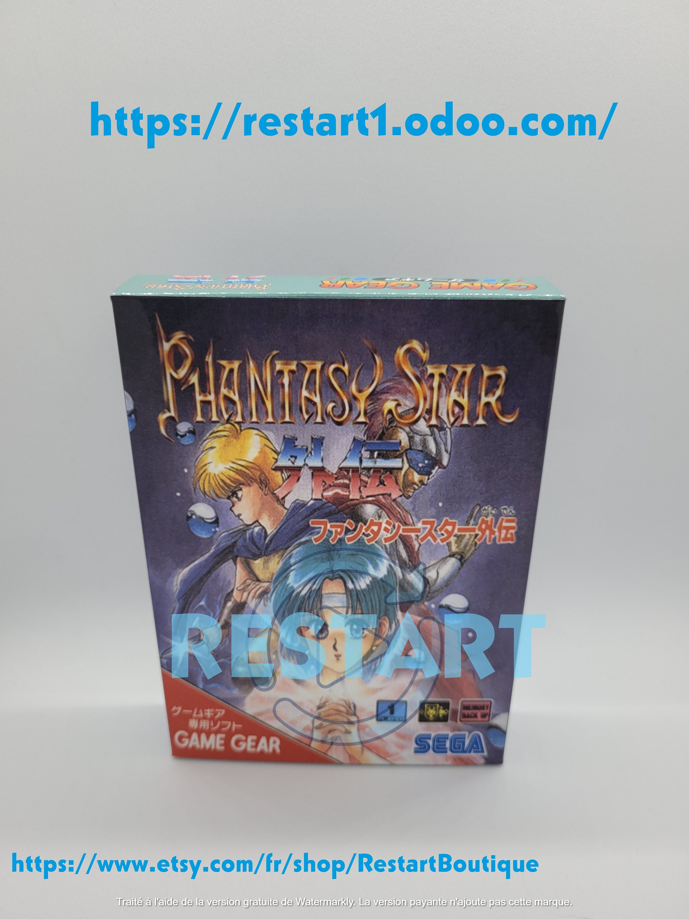 Phantasy Star SEGA Game Gear Repro Box Premium Quality - Etsy Canada
