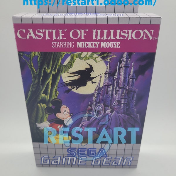 Castle of Illusion mickey mouse - SEGA Game Gear - Boîte Repro - Qualité supérieure