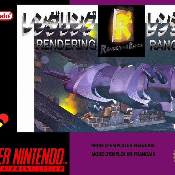 Rendering Ranger R2 - SNES - Boîte Repro - Qualité supérieure